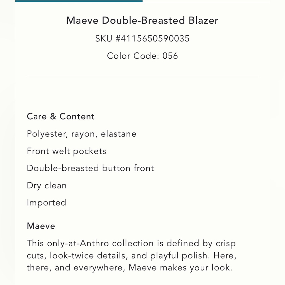Maeve Hot Pink Double-Breasted Blazer - Picture 8 of 8